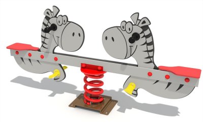  乐鱼游乐斑马主题双人儿