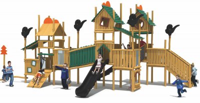 乐鱼游乐木质森林庄园主