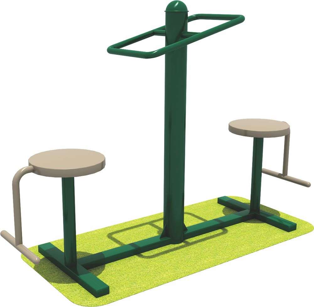 乐鱼健身器材 坐式扭腰器