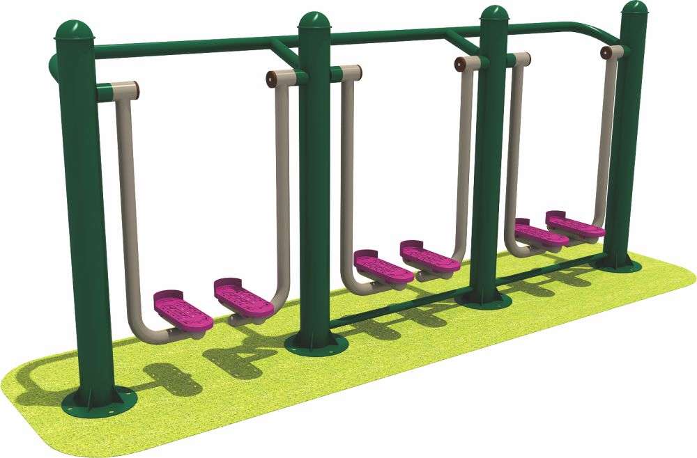 乐鱼健身器材 三人漫步机