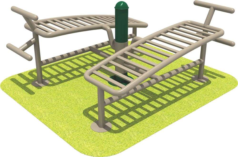 乐鱼健身器材 双人腹肌板